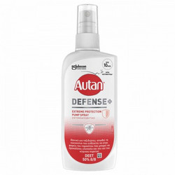 SC Johnson Autan Defense Extreme Protection Εντομοαπωθητική Λοσιόν σε Spray 100ml
