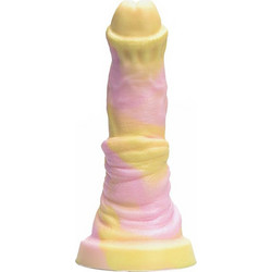 Kiotos Revolt Pink Smash 02 Small Dildo με Βεντούζα Κίτρινο Ροζ