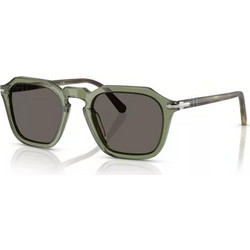 Persol PO3292S 1226B1 Ανδρικά Γυαλιά Ηλίου Τετράγωνα Κοκάλινα Πράσινα με Μαύρο Φακό
