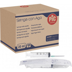 Pic Σύριγγα 20ml με Βελόνα 21G 40mm 1τμχ