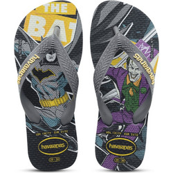 Havaianas Top Herois Παιδικές Σαγιονάρες για Αγόρι Γκρι Μωβ Κίτρινες 4149874-5178