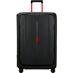 Samsonite Essens 152056-1186 Βαλίτσα Μεγάλη 81x56x34cm με 4 Ρόδες Μαύρη Κόκκινη