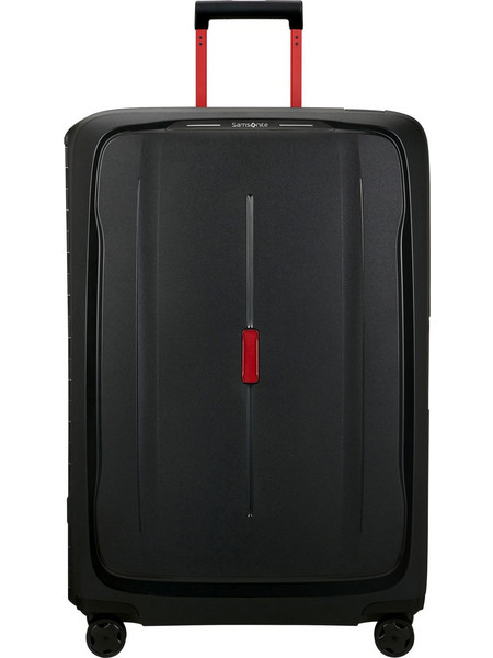 Samsonite Essens 152056-1186 Βαλίτσα Μεγάλη 81x56x34cm με 4 Ρόδες Μαύρη Κόκκινη