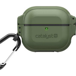 Catalyst Total Protection MagSafe Θήκη Σιλικόνης με Γάντζο για Apple AirPods 3 Πράσινη