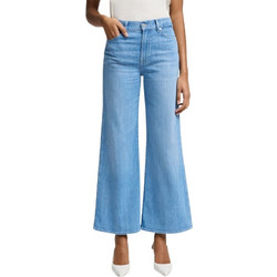 7 For All Mankind Ψηλόμεσο Γυναικείο Τζιν Παντελόνι Κανονική Εφαρμογή Καμπάνα Μπλε 7U667R51