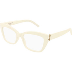 Saint Laurent SLM117 005 Γυναικείος Σκελετός Γυαλιών Οράσεως Κοκάλινος Άσπρος
