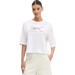 Reebok Γυναικείο Αθλητικό Crop Top Λευκό 100218833
