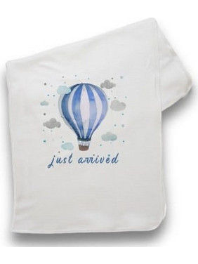 Bonjour Bebe Κουβέρτα Κούνιας Πικέ 100x150 Airballoon Λευκή