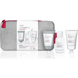 Baylis & Harding Wellness For Men Revive Grapefruit, Ginger & Lime After Shave Balm 50ml + Shower Gel 100ml + Face Cleanser Gel 50ml + Neseser