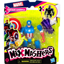Hasbro Marvel Mixmashers Captain America Φιγούρα Δράσης για 4+ Ετών 12cm