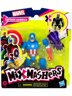 Hasbro Marvel Mixmashers Captain America Φιγούρα Δράσης για 4+ Ετών 12cm