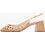 Mortoglou Γόβες Slingback Δερμάτινες με Χοντρό Χαμηλό Τακούνι Nude 2548.51652