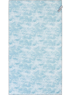 Nima Starfish Πετσέτα Θαλάσσης Microfiber Γαλάζια 90x160cm