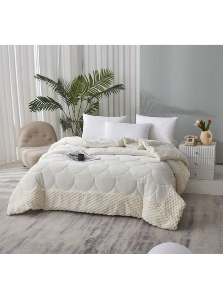 Charalambidis Textiles Κουβερτοπάπλωμα Μονό 160x220 Εκρού 10924000103