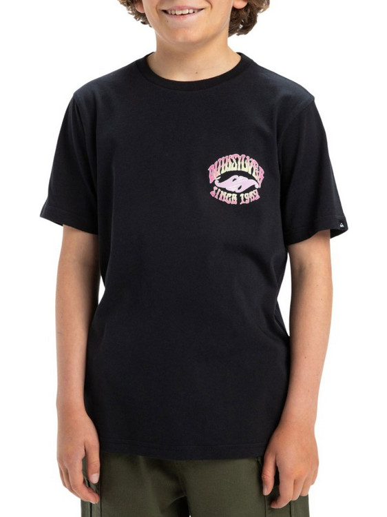 Quiksilver Παιδικό T-Shirt Κοντομάνικο Μαύρο Κόκκινο EQBZT04853-KVJ0