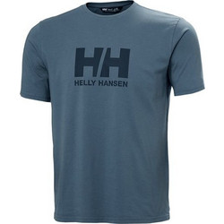 Helly Hansen Logo 3.0 Ανδρικό Αθλητικό T-Shirt Navy Μπλε 54596-601