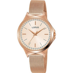 Lorus Γυναικείο Ρολόι με Ροζ Χρυσό Μεταλλικό Μπρασελέ RG278QX9