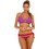 Marko Renee Bikini Set Τριγωνάκι με Ενίσχυση Μωβ Κόκκινο M-821