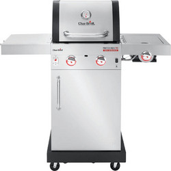 Char-Broil Professional Pro S2 Φορητή Ψησταριά Υγραερίου με 2 Εστίες και Πλαϊνό Μάτι 6.15kW 140919