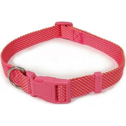 Nobleza Polka Dot Κολάρο Σκύλου Ροζ 1.5x25-40cm