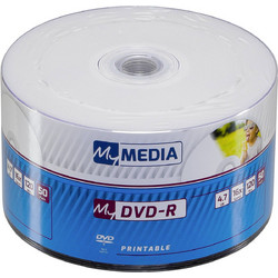 Verbatim MyMedia 69202 Εγγράψιμα DVD-R 16x Printable 4.7GB 50τμχ
