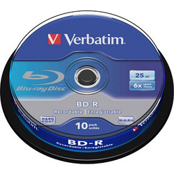 Verbatim 43742 Εγγράψιμα BD-R 6x 25GB Cake Box 10τμχ