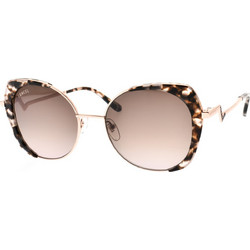 Lancel LA91011 C03 Γυναικεία Γυαλιά Ηλίου Πεταλούδα Μεταλλικά Χρυσά με Καφέ Degradee Φακό