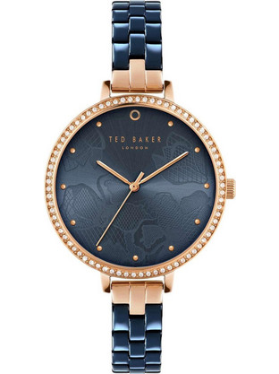 Ted Baker Γυναικείο Ρολόι με Μπλε Μεταλλικό Μπρασελέ BKPDSS303