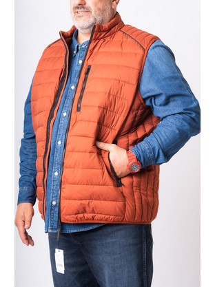 Casa Moda Αμάνικο Ανδρικό Μπουφάν Puffer Rusted 523916900
