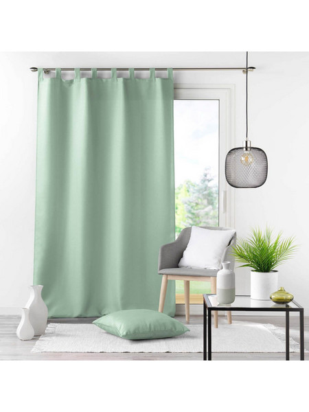 Spitishop Κουρτίνα Συσκότισης Παραθύρου με Θηλιές 140x260 Essentiel Sage 1611739