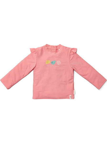 Little Dutch Ocean Treasures Αντηλιακό UV Βρεφικό Μαγιό Μπλούζα για Κορίτσι Ροζ LD-CL25038317