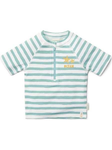 Little Dutch Stripes Surf Αντηλιακό UV Βρεφικό Μαγιό Μπλούζα για Αγόρι Γαλάζιο LD-CL250384