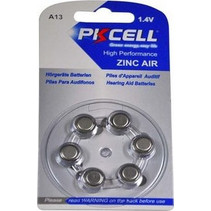 Pkcell Zinc Air A13 6τμχ
