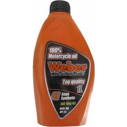 Weber Top Quality Ημισυνθετικό Λάδι Μηχανής 4T 10W-40 1lt