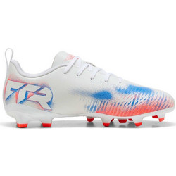Puma Future 8 Play FG/AG 108622-01 Παιδικά Ποδοσφαιρικά Παπούτσια με Τάπες Λευκά
