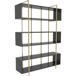 Hanah Home Bruti Βιβλιοθήκη 120x29.6x180cm 875ZNA4509