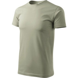 Malfini Basic Ανδρικό Αθλητικό T-Shirt Χακί MLI-12928