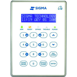 Sigma Security Apollo Plus RFID Πληκτρολόγιο Συναγερμού Αφής με Οθόνη RFID