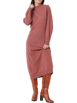 Art Love Maxi Καθημερινό Φόρεμα Πλεκτό Rusted 74638