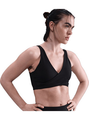Nike One Αθλητικό Μπουστάκι με Μέτρια Στήριξη Μαύρο HQ2813-010