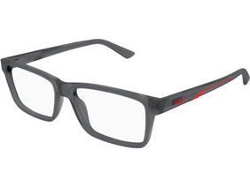 Puma PU0471O 008 Ανδρικός Σκελετός Γυαλιών Οράσεως Κοκάλινος Γκρι