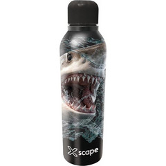 Graffiti Xscape Shark Παιδικό Παγούρι Θερμός Ανοξείδωτο Μαύρο 500ml