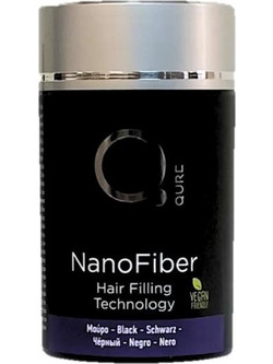 Qure Black Κάλυψη Αραίωσης Μαλλιών 25gr
