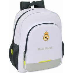 Safta Real Madrid C.F. Σχολική Τσάντα Πλάτης Νηπιαγωγείου Λευκή S4312995