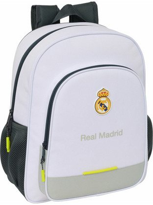 Safta Real Madrid C.F. Σχολική Τσάντα Πλάτης Νηπιαγωγείου Λευκή S4312995