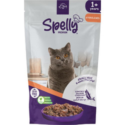 Spelly Premium Sterilised Grain Free with Salmon in Jelly 24x85gr