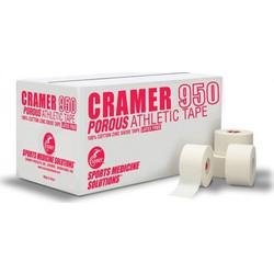 Cramer 950 Ταινία Κινησιολογίας 2.5cm x 13.7m Λευκή 1τμχ