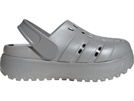 Adidas Adilette Platform Γκρι JQ9879