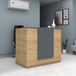 Megapap Gemini Γραφείο Reception Ξύλινο 150x70x110cm GP028-0135,1