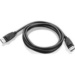 Lenovo Καλώδιο DisplayPort 1.2 to DisplayPort Male 1.8m 0A36537